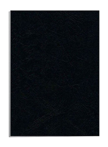 A3 Embossed Binding Sheet 230gsm – Black Deluxe, Premium Quality Cover for Documents