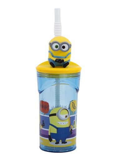 Minions II 3D Figurine Tumbler Water Bottle For Kids 360 ML