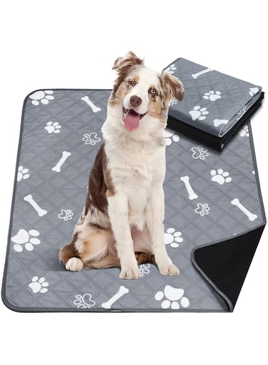 X spring Washable Dog Pee Pads, Waterproof Reusable Pad, Upgrade Heavy Washable Dog Pee Pads for Dogs, Absorbency Non-slip Training Pads, Fast Water Absorption, Machine Washable Pet Mat Apply