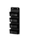 SKEIDO Hanging Organizer Bag Non-Woven Fabric Door Wall Hanging Storage Bag in Living Room Bedroom Kitchen for Toy Cosmetic Kitchenware(Black）