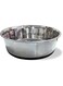 Saluki Premium Pet Bowl with Permanent Bonded Rubber Base, 2960 ml Capacity