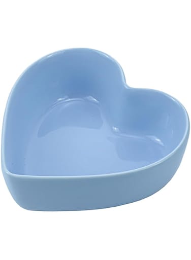 WAIT FLY (Blue) - Heart-shaped Bowls for Salad Soup Snack Dessert Best Kitchen Household Cooking Gifts for Home Kitchen, Pink/Blue/White/Green