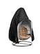 SKEIDO Patio Hanging Chair Covers Large Wicker Egg Swing Chair Covers Heavy Duty Weather Resisatnt Outdoor Chair Covers (Black)-230 * 200cm