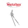 Metaltex 2-in-1 Can Opener with Cap Lifter &ndash; Durable Nickel-Plated Metal