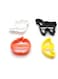 Fox Run Halloween Cookie Cutter Set, 4 Piece, 4 inch, Orange, Black, Yellow, White