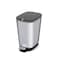 Keter Chic Bin S - Steel 10L with Removable Inner Bucket and Foot Pedal - Modern Design and High-Quality Plastic