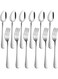 Set of 12, Stainless Steel Dinner Forks and Spoons Silverware Set, Heavy-Duty Dinner Forks and spoons   7.87 Inch   Cutlery Set, Dishwasher Safe