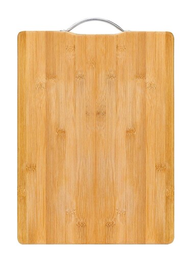 Wood Cutting Board for Kitchen - Reversible Bamboo Cutting Board, Bamboo Cutting Boards for Kitchen, Extra Large Wood Cutting Board with Deep Juice Groove and Handle Heavy Duty Chopping board   34cm x 24cm