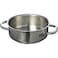 Paderno Stainless Steel Low Casserole Pot 2 Handles -11009