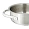 Paderno Stainless Steel Low Casserole Pot 2 Handles -11009