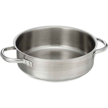 Paderno Stainless Steel Low Casserole Pot 2 Handles -11009