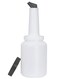 Store N Pour 2L Bottle -Fruit Juice &amp; Liquor Storage Containers- Streamline Your Bar Operations - Black