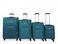 VIPTOUR 4 Piece Softside Spinner 4 Wheels Fabric Trolley Luggage With Number Lock 20/24/28/32 Inches