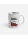 400ml Ceramic Mug with Gift Car &amp; Merry Christmas Design &acirc;&euro;&ldquo; White Holiday Cup for Festive Hot Drinks