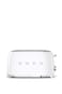 Smeg White Toaster 2x4 (Made In Europe)