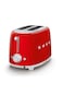 Smeg 50's Style Retro Red Toaster Tsf01Rdeu (Made In Europe)