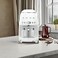 Smeg Filter Coffee Machine, White, 50&rsquo;s Retro Style, 10 Cup Capacity, Programmable Auto Start, Aroma Intensity &amp; Keep Warm