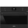 Smeg Built In Galileo Micro + Grill Electric Oven, 45 cm, SO4301M0N