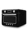 Smeg 50's Style Countertop Combi Oven &ndash; Retro Black, Multifunctional Oven &amp; Microwave, Compact &amp; Stylish Kitchen Appliance