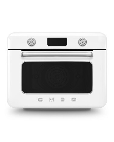 Smeg 50's Style Countertop Combi Oven &ndash; Retro White, Multifunctional Oven &amp; Microwave, Compact &amp; Stylish Kitchen Appliance