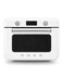 Smeg 50's Style Countertop Combi Oven &ndash; Retro White, Multifunctional Oven &amp; Microwave, Compact &amp; Stylish Kitchen Appliance