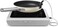 Smeg Portable Induction Hob &ndash; Compact Single Burner, 10 Power Levels, Modern Italian Design, Easy-to-Clean, Energy-Efficient, Matte White