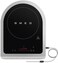 Smeg Portable Induction Hob &ndash; Compact Single Burner, 10 Power Levels, Modern Italian Design, Easy-to-Clean, Energy-Efficient, Matte White