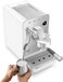 Smeg Mini Pro Espresso Machine, Luxury Italian Design, 15-Bar Professional Pressure, Barista-Grade Espresso Maker, Compact &amp; Elegant, Matte White