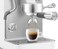 Smeg Mini Pro Espresso Machine, Luxury Italian Design, 15-Bar Professional Pressure, Barista-Grade Espresso Maker, Compact &amp; Elegant, Matte White