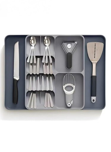 Kitchen Drawer Organizer,Expandable Utensils Organizer,Adjustable Cutlery Tray Storing Organizing Cutlery,Spoons,Cooking,Utensils,Gadgets