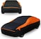 JanYoo Full Car Cover Indoor Outdoor Waterproof Sunscreen UV Protection Scratch-Resistant Windproof Full Exterior Cover, Universal Fit for Sedan (490 to 510CM)