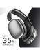 Cellularline MAXI3 Wireless Over-Ear Headphones, Active Noise Cancellation, USB-C Charging, Black