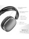 Cellularline MAXI3 Wireless Over-Ear Headphones, Active Noise Cancellation, USB-C Charging, Black