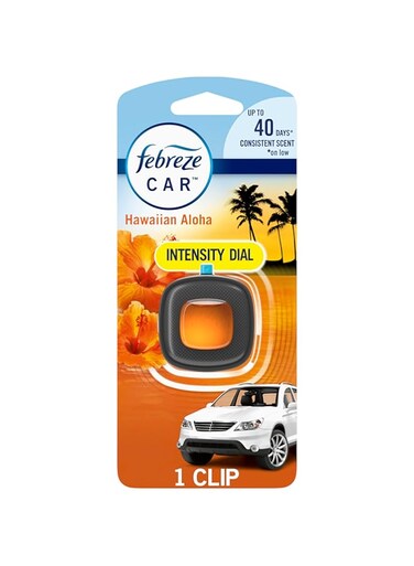 Febreze 94725 .06 Oz Hawaiian Aloha Air Freshener Car Vent Clip