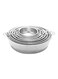 6-Piece Strainers And Colanders With Handle Set Includes 6xStrainer(16.5 cm,19.5 cm, 22.5cm, 25.5cm, 28.5 cm, 31.5 cm) Silver