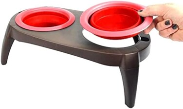 Camon Folding Bowl Stand Mix-1,2Lt for Dogs