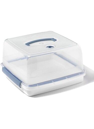 LocknLock HLS102 Square Cake box-Clear/Blue