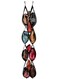 Pockets Handbag Hanging Purse Storage Pocketta Plastic Closet Organizer Bag Holder Organizer Closet Rack Hangers Save Space Black