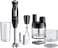 Braun MultiQuick 5 Pro MQ55755M - Electric Hand Blender with 25 Speed Levels, Easy Click System Plus, 4-Piece Accessory Set, 1000 Watt, Black