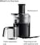 Braun MultiJuice 5 SJ5000, Centrifuge ColdXtract Technology, Filling Opening 75 mm, Juice Container 1.5L, Anti-Drip System, Quadruple Security System, Stainless Steel Filter, 800W, Black