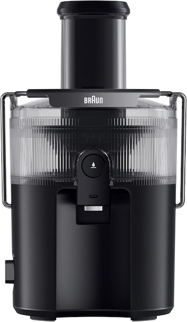 Braun MultiJuice 5 SJ5000, Centrifuge ColdXtract Technology, Filling Opening 75 mm, Juice Container 1.5L, Anti-Drip System, Quadruple Security System, Stainless Steel Filter, 800W, Black