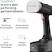 Braun QuickStyle 7, Garment Steamer with Dual Heated FreeGlide 3D Plate, Handheld Garment Steamer with FastHeating 35 Sec, Vertical Ironing, Capacity 250ml, Cord 3m, 1600 Watts - GS 7077 BK - Black