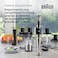 Braun MultiQuick 9 MQ Hand Blender-with activ powerDrive and splash control,blender,chopper with whisk,1200 watt,black/stainless steel Model : &lrm;MQ 9147X