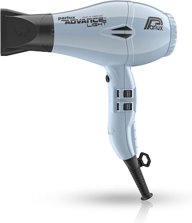 Parlux, Professional Hair Dryer Advance Light Ionic &amp; Ceramic (2200W), Lightweight And Compact, For All Types Of Styles And Hair, Power Plug Type EU, Color Ice
