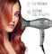 Parlux Digitalyon Professional Digital Hair Dryer With Negative Ions. Very Light And Powerful. Made In Italy (Glitter Grey)