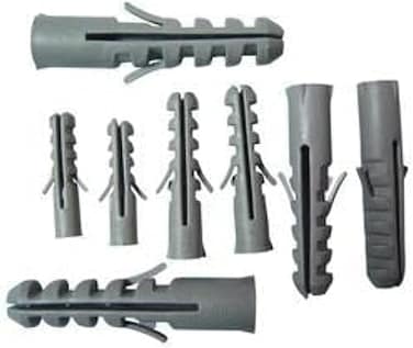 AL ARQAM Perfect Fisher Plug Nylon Column Expansion Screw Anchor Plug Wall Plugs, Drywall Fischer Plugs (S6x 100 pcs)