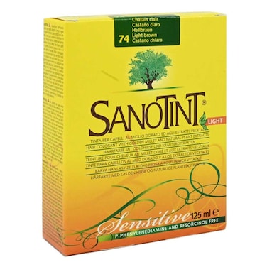 Sanotint Light Sensitive PPD Free Hair Color 74 Light Brown 125ml