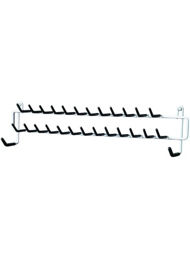 ClosetMaid 27 Hook Tie &amp; Belt Rack, White, 8.9 cm x 38.1 6
