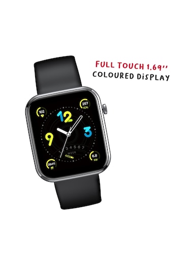 1.69" Full Touch Large Color Display Trainer Smartwatch With IP67 Certification,Water &amp; Dust Resistant,Gym Sports Mode,Long Battery Life,Messages Alerts,Heart Rate,Sleep Tracker For Unisex.