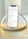 LED Desk Bedside Night Lamp with 15W Wireless Charger Table Lamp with Touch Control, 3 Brightness Levels, Cell Phone Holder and Eye-Caring Night Light for Kids Adult Home Bedroom Office